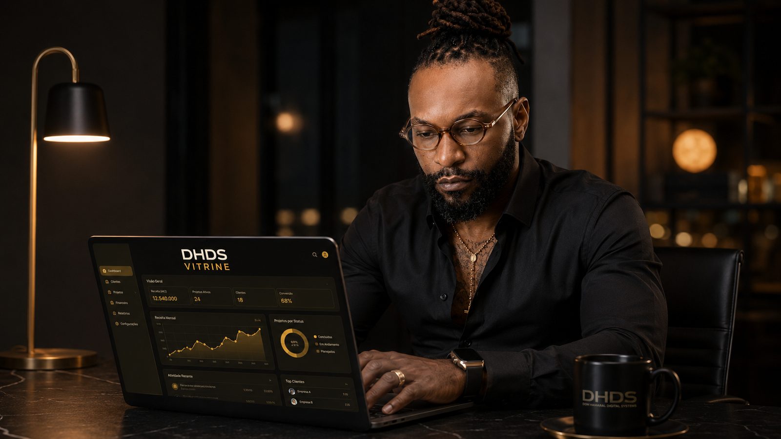 DHDS Vitrine — versão desktop